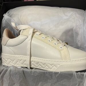Women's Cream Sneakers